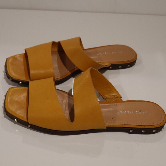 Marc Fisher Yellow Slippers - Size 8 - Picture 2 of 7